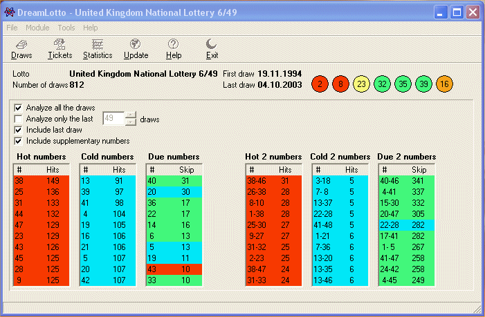 DreamLotto Screenshot